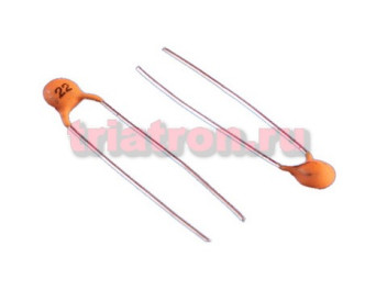820пф 50в Y5E 20% d=5mm кер.дисковый конденсатор (К10-7В) CT1-821K-50V-Y5E (d=5mm)