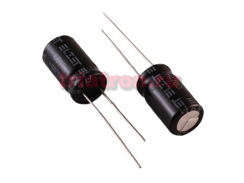 10мкф 50в CD71H 105° (6,3X11) конденсатор неполярный ELZET ECNK1H100MA00D11C (6,3X11) (ECAP 10/50V 0611 CD71H)