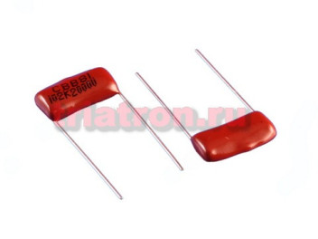 1500пф 2000в 10% (20х15х8) P=15 CBB-81 плен. конденсатор CBB81152K3DL15 (Р=15) (CBB81 1500pF 2000V)