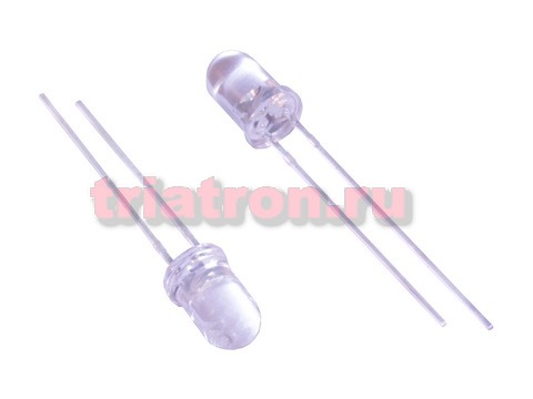 5013UWC/S (5AW4XC) 5мм бел 20000мкд 30° прозр.светодиод CPM