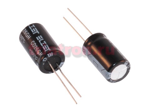 10мкф 450в CD26GH 105° (13X20) (5000ч) конденсатор ELZET (13X20) (ECAP 10/450V)