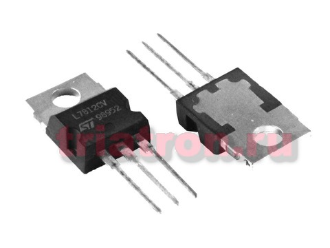L7812 (+12V, 1,5A) TO-220 стабилизатор напряжения