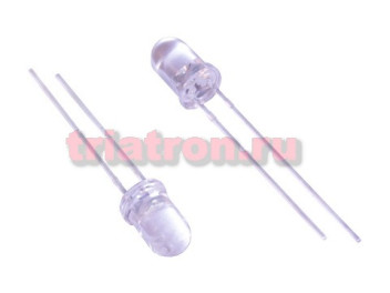 5AW4QC (5013UWC/P) 5мм бел 8000мкд 30° прозр.светодиод CPM