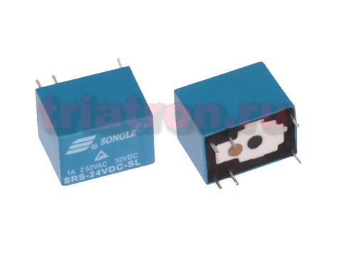 HFD41/24VDC-H (SRS(4100)-24VDC-SL-C) 1А-конт.1С реле Songle
