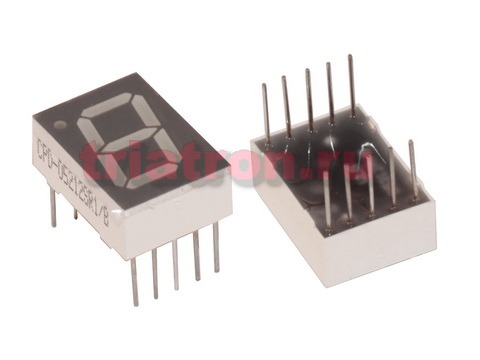 CPD-05212YG1/A (5012BG) 12,6*17,5мм зелен 1разр цифр.индикатор общий анод CPM CPD-05212YG1/A (5012BG) 12,6*17,5мм зелен 1разр цифр.индикатор общий анод CPM