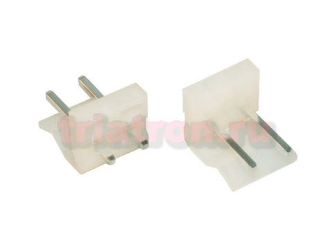 MPW-02 (DS1074-2M) P.C.B. разъем шаг 5.08мм 2 контакта 'папа' CONNFLY