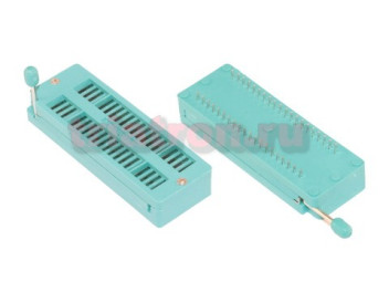 DS1043-40 шаг 2.54мм ZIF разъем панель универсальная 40 вывода CONNFLY (ZIF ICSS-40, KLS1-108-40-D=15.24)