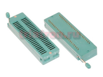 DS1043-48 шаг 2.54мм ZIF разъем панель универсальная 48 вывода CONNFLY (ZIF ICSS-48, KLS1-108-48-D=15.24)