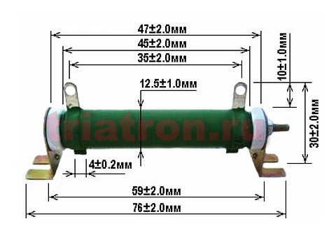 100ом 5% DDR-10W С5-35В проволочный резистор DDR 10W 100EJ