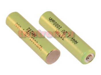 AAA1000 (1,2V,1000mAh) 44.0x10.5mm Ni-MH аккумулятор бытовой (AAA1000)