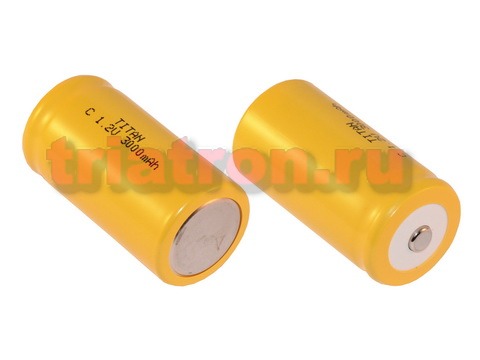 C3000 (1,2V,3000mAh) 51.0x25.8mm Ni-CD аккумулятор бытовой (C3500) C3000 (1,2V,3000mAh) 51.0x25.8mm Ni-CD аккумулятор бытовой (C3500)