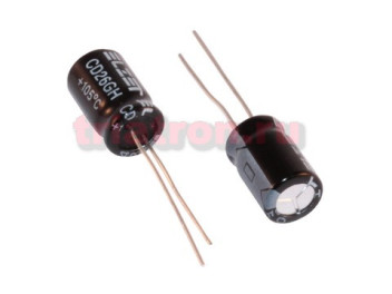 4,7мкф 400в CD26GH 105° (8X12) (5000ч) конденсатор ELZET (8X12) (ECAP 4,7/400V)