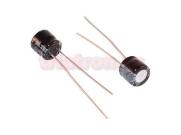 22мкф 35в 105° CD50H (6X5) конденсатор супермини ELZET ECKF1V220MA00D05C (6X5) (ECAP 22/35V)