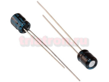 2,2мкф 50в 105° ST (4X5) супер мини конденсатор JAMICON JST225M050S1MB05L (STR2R2M1HC05M) (4X5) (ECAP 2,2/50V)