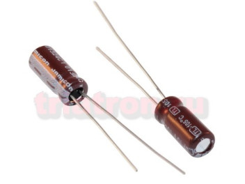 220мкф 10в 105° TL (6,3X11) низкоим, конденсатор JAMICON JTL227M010S1ABE11L (TLR221M1AE11M) (6.3X11) (ECAP 220/10V)