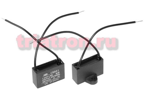 1мкф 250VAC 5% (36Х10Х20) CBB61-A гибкие выводы пусковой конденсатор DF CBB61-A105J250V036010020