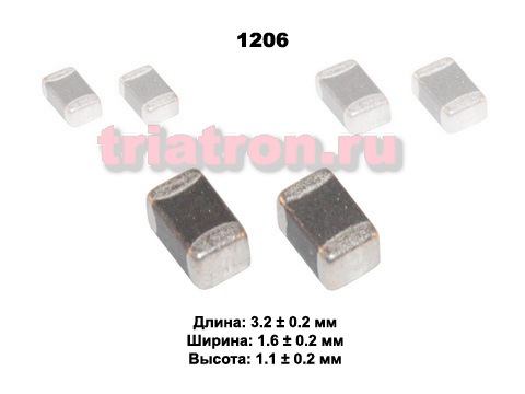 1206 33в 10% чип варистор FPV321611G330PKT 1206 33в 10% чип варистор FPV321611G330PKT