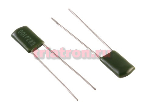 0,0068мкф 250в 10% (6.5х11х4) Р=5 CL11 полист.плен.конденсатор WEIDY W112E682K05