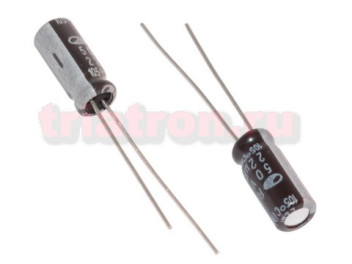 1мкф 400в 105° RD (6,3Х11) конденсатор SAMWHA RD2G105M6L011BB (6.3X11) (ECAP 1/400V)