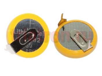 CR1632/1HF, (3V) 16мм, 2 вывода, гориз. эл. питания дисковый (CR1632/1HE) CR1632/1HF, (3V) 16мм, 2 вывода, гориз. эл. питания дисковый (CR1632/1HE)