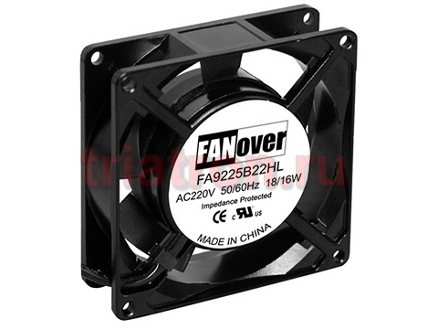 вентилятор 92х92х25мм 220В FA9225B22HL AC (качения) АНАЛОГ JA0925H2B FANOVER вентилятор 92х92х25мм 220В FA9225B22HL AC (качения) АНАЛОГ JA0925H2B FANOVER