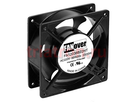 вентилятор 120х120х38мм 220В FA12038S22HL AC (скольжения) FANOVER
