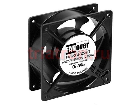 вентилятор 120х120х38мм 220В FA12038S22ML AC (скольжения) FANOVER