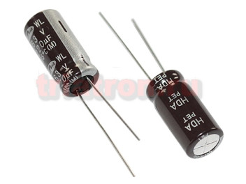 220мкф 16в 105° WL (8X11,5) конденсатор для материнских плат SAMWHA WL1C227M0811MB (8X11.5) (ECAP 220/16V)