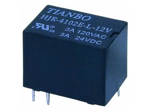 HFD41A/12VDC-HS3 (HJR4102E- L-12VDC-S-Z) 3А-конт.1С реле Tianbo HFD41A/12VDC-HS3 (HJR4102E- L-12VDC-S-Z) 3А-конт.1С реле Tianbo
