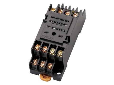 PYF14A (для реле HJQ-22F-4C) колодка Tianbo (без фиксатора)