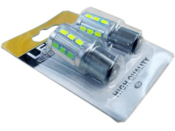 Лампа автомобильная LED-L0963 под цоколь BAY15D [white] BL2, Автомобильная LED лампа, CLD AUTO
