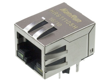 HR911105H, Разъем телекоммуникационный RJ, HANRUN