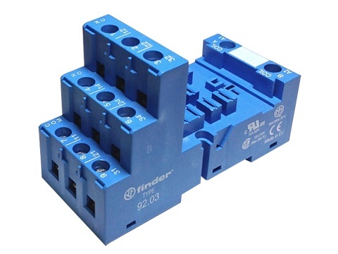 9203SMA, 92, Монтажная панель для реле, FINDER 9203SMA, 92, Монтажная панель для реле, FINDER
