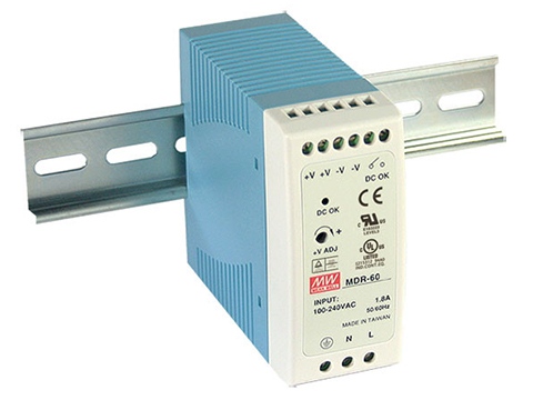 MDR-60-48, DIN MDR-60, Источник питания на DIN рейку, MW