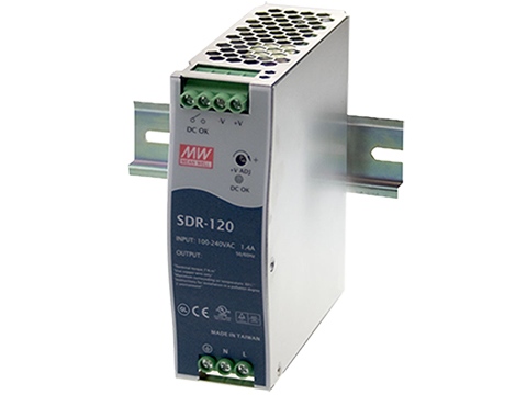 SDR-120-24, Источник питания на DIN рейку, MW