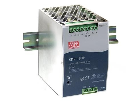 SDR-480P-24, Источник питания на DIN рейку, MW