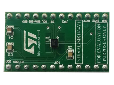 STEVAL-MKI164V1, Оценочная плата для ИМС датчика, ST STEVAL-MKI164V1, Оценочная плата для ИМС датчика, ST