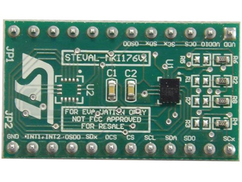 STEVAL-MKI176V1, Оценочная плата для ИМС датчика, ST STEVAL-MKI176V1, Оценочная плата для ИМС датчика, ST