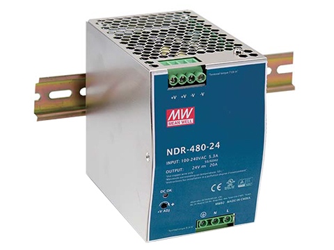 NDR-480-24, Источник питания на DIN рейку, MW