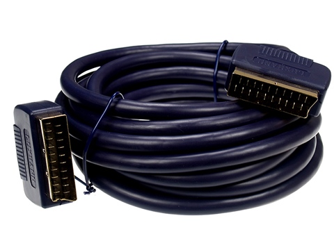 411-075, Scart- Scart 21pin, PROF 5.0м, LUXM