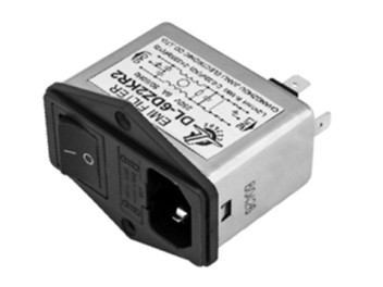 DL-3DZ2KR, сетевой фильтр 3А,250В, JIANLI