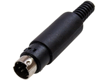 1-410, разъем mini DIN 4 pin (s-vhs) ''шт'' пластик на кабель, Китай