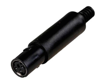 63000-3, MDN-3F разъем MiniDIN гнездо на кабель, Sonion