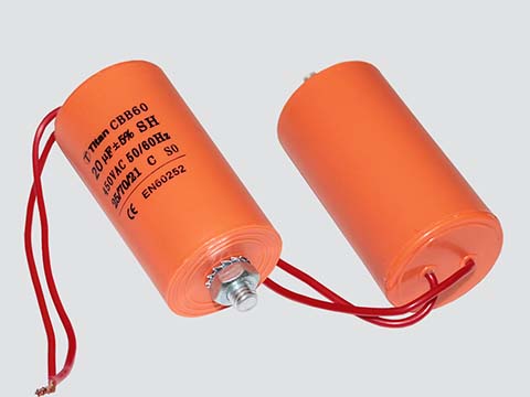 4мкф 450VAC 5% (30Х57) CBB60-G гибк.выв.+БОЛТ пусковой конденсатор TITAN CBB60-G405J450V030057