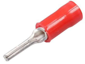 165143-0, PLASTI-GRIP0, клемма шпилька изол.(красная) на пр.0.3-1.4мм2, TE Connectivity