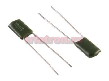 0,0022мкф 1000в 10% (8,5х14х5) Р=5 CL11 полист.плен.конденсатор JGS ((8,5х14х5) Р=5)