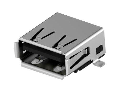 292303-9, Разъем USB, USB Типа A, USB 2.0, Гнездо, 4 вывод(-ов), Поверхностный Монтаж, Прямой Угол