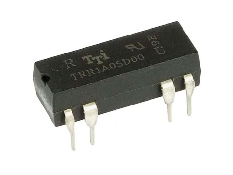 TRR-1A-05-D-00, DIP, герконовое DIP, 5VDC, 1А, 1замыкание, Tai Shing