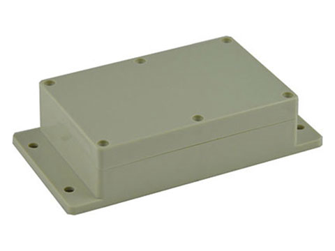 11-21 (F-16), 191x99x45мм, IP65, ABC пластик с фланцами, беж, корпус, SANHE