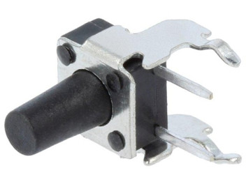 1-1825027-1, Кнопка миниатюрная угловая 24В 0,05А, TE Connectivity